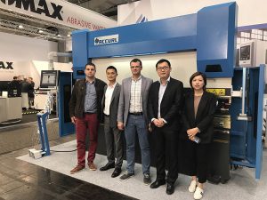 Accurl nahm 2017 an der Internationalen Werkzeugmaschinenausstellung in Hannover teil